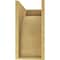 Ekena Millwork 9"W x 18"D x 18"H Classic Huntington Rough Cedar Woodgrain TimberThane Corbel, Primed Tan CORUR09X18X18HUNRCPR - alternate 4